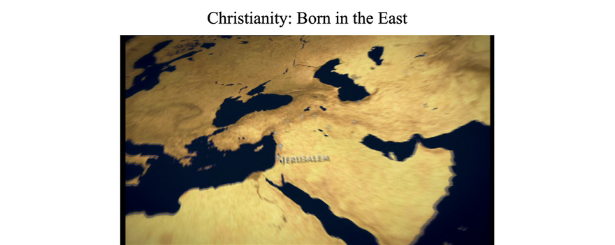 Christianity originated in the Roman province of Judea, part of the Middle East. Historically, Asia was regarded as East; whilst Europe and the Americas were regarded as West. Born in the East, it grew in the West. Eastern Christianity is more mystical; Western Christianity more philosophical.